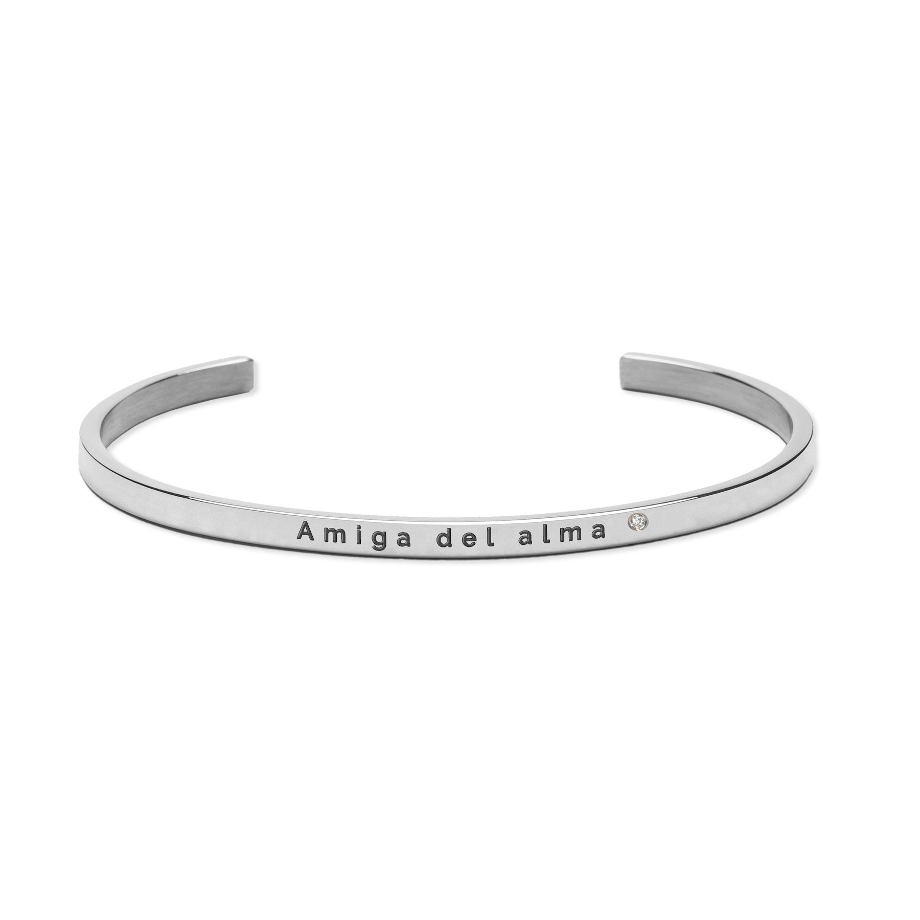 Pulsera Grabada "Amiga del alma" - Acero I Inoxidable I Hipoalergénico